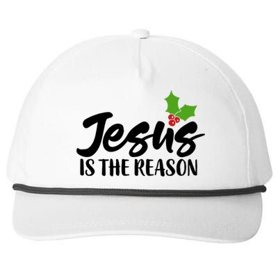 Christian Christ Gift Jesus Is The Reason For The Season Great Gift Snapback Five-Panel Rope Hat