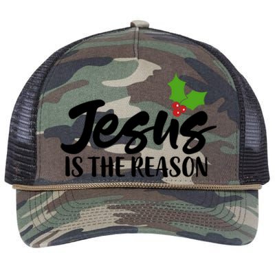 Christian Christ Gift Jesus Is The Reason For The Season Great Gift Retro Rope Trucker Hat Cap