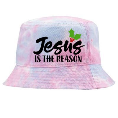 Christian Christ Gift Jesus Is The Reason For The Season Great Gift Tie-Dyed Bucket Hat