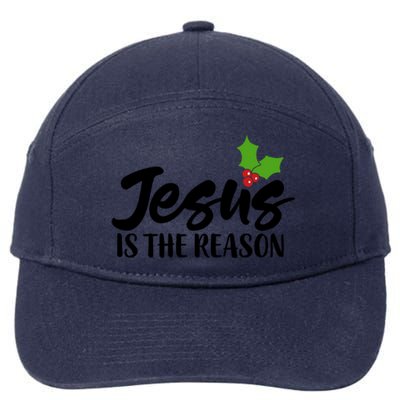 Christian Christ Gift Jesus Is The Reason For The Season Great Gift 7-Panel Snapback Hat