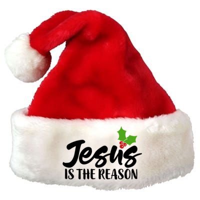 Christian Christ Gift Jesus Is The Reason For The Season Great Gift Premium Christmas Santa Hat