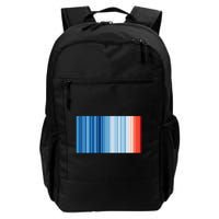 Climate Change Global Warming Temperature Stripes Backpack