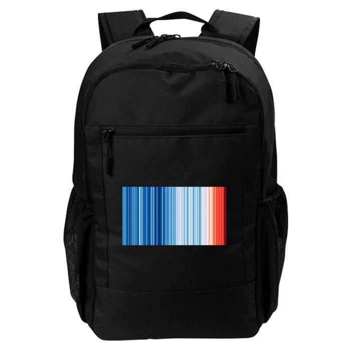 Climate Change Global Warming Temperature Stripes Backpack