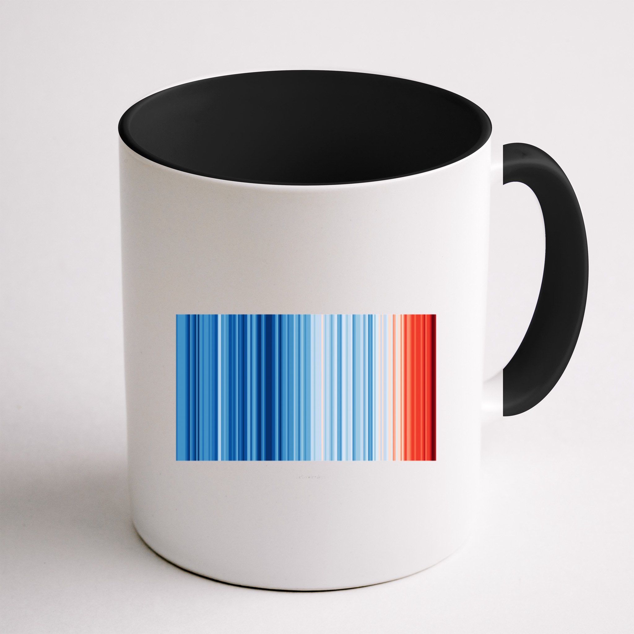 Climate Change Global Warming Temperature Stripes Mug