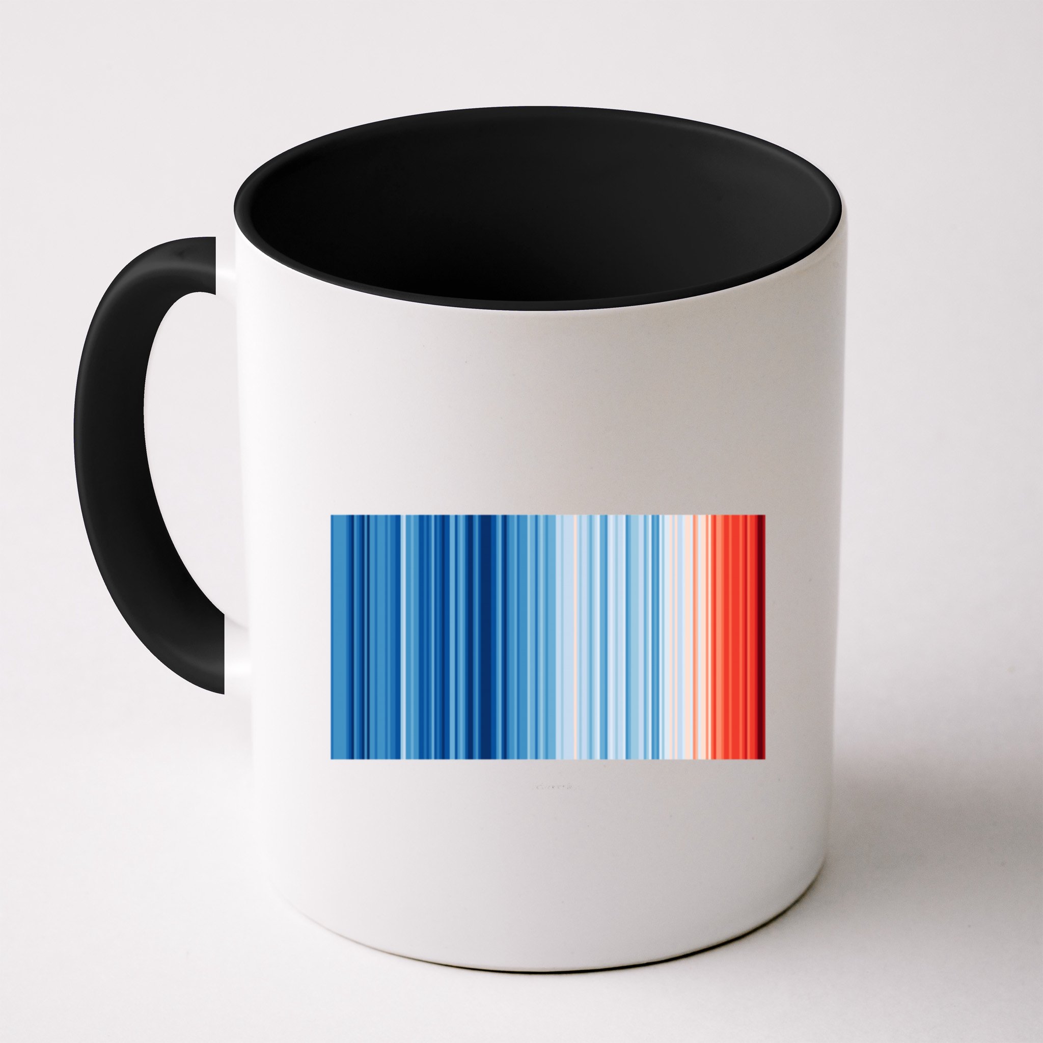 Climate Change Global Warming Temperature Stripes Mug