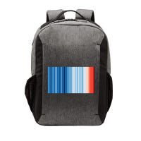 Climate Change Global Warming Temperature Stripes Vector Backpack
