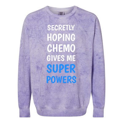 Colon Cancer Gift Colorblast Crewneck Sweatshirt