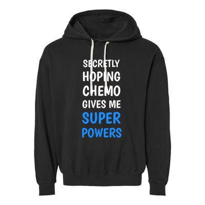 Colon Cancer Gift Garment-Dyed Fleece Hoodie