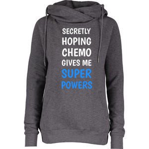 Colon Cancer Gift Womens Funnel Neck Pullover Hood