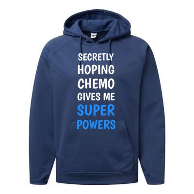 Colon Cancer Gift Performance Fleece Hoodie