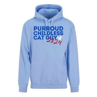 Childless Cat Guy Funny Childless Cat 2024 Childless Cat Unisex Surf Hoodie