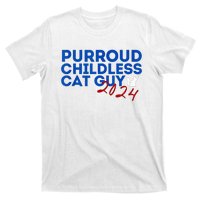 Childless Cat Guy Funny Childless Cat 2024 Childless Cat T-Shirt