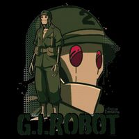Creature Commandos G.I. Robot Showcase 16oz Travel Tumbler