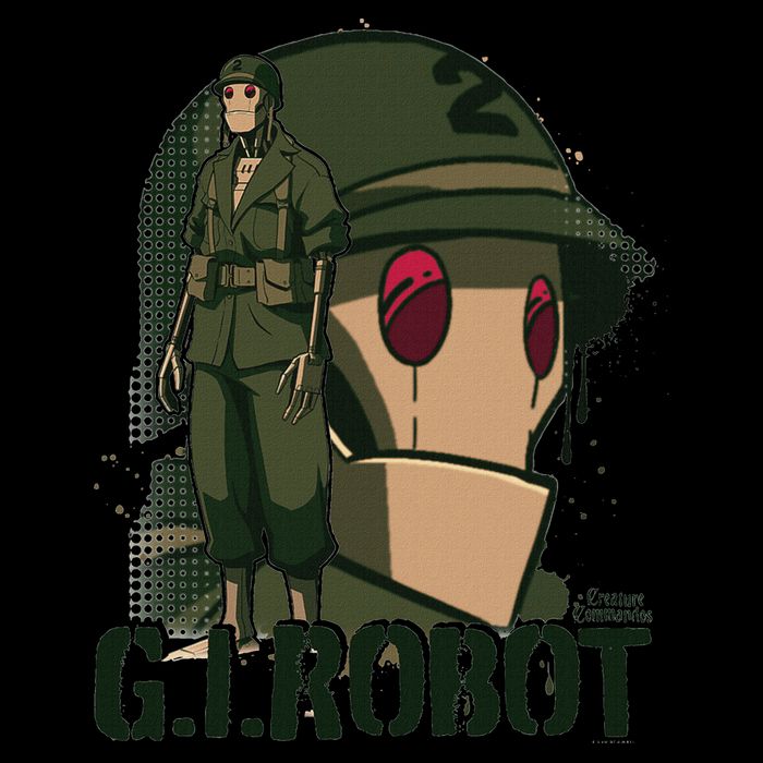 Creature Commandos G.I. Robot Showcase 16oz Travel Tumbler