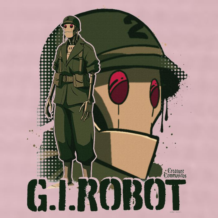 Creature Commandos G.I. Robot Showcase 25L Jumbo Tote