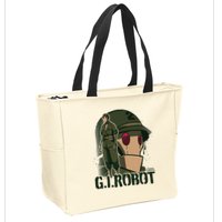 Creature Commandos G.I. Robot Showcase Zip Tote Bag