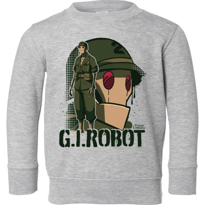 Creature Commandos G.I. Robot Showcase Toddler Sweatshirt