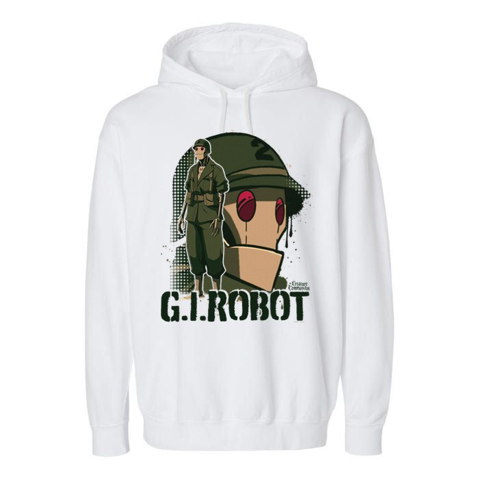Creature Commandos G.I. Robot Showcase Garment-Dyed Fleece Hoodie