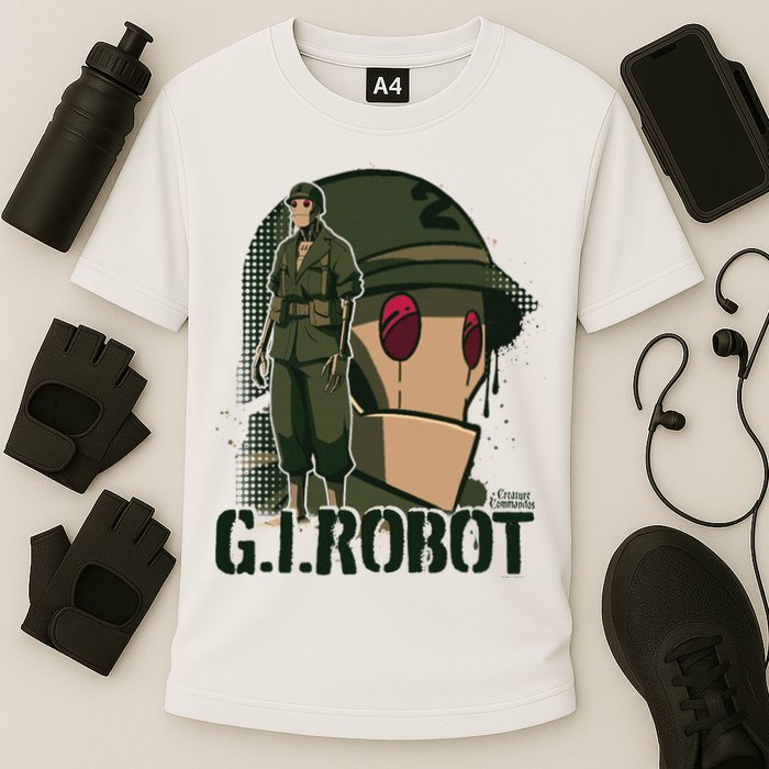 Creature Commandos G.I. Robot Showcase Performance Shirt