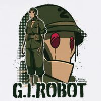 Creature Commandos G.I. Robot Showcase Button