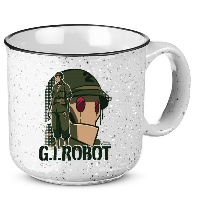 Creature Commandos G.I. Robot Showcase 15oz Campfire Ceramic Mug