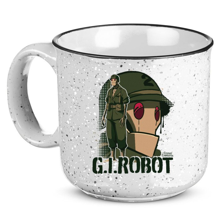Creature Commandos G.I. Robot Showcase 15oz Campfire Ceramic Mug