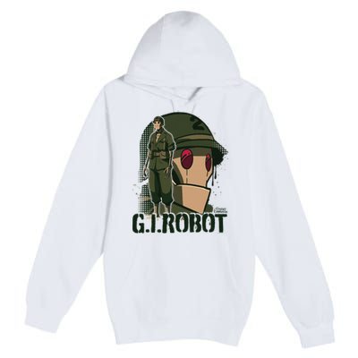 Creature Commandos G.I. Robot Showcase Premium Pullover Hoodie