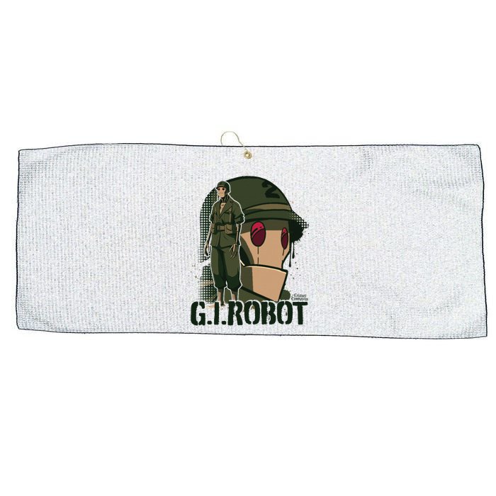 Creature Commandos G.I. Robot Showcase Large Microfiber Waffle Golf Towel