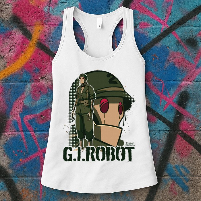 Creature Commandos G.I. Robot Showcase Womens Tank Top