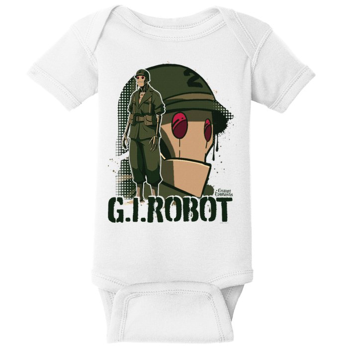 Creature Commandos G.I. Robot Showcase Baby Bodysuit