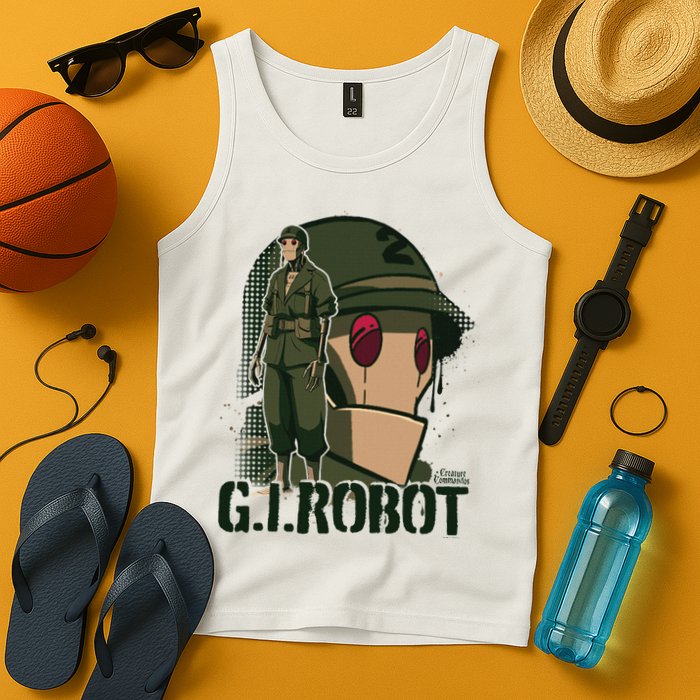 Creature Commandos G.I. Robot Showcase Tank Top