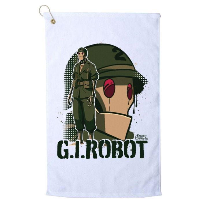 Creature Commandos G.I. Robot Showcase Golf Towel