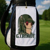 Creature Commandos G.I. Robot Showcase Golf Towel