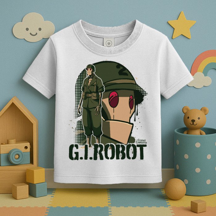 Creature Commandos G.I. Robot Showcase Toddler T-Shirt