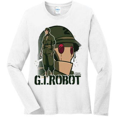 Creature Commandos G.I. Robot Showcase Ladies Long Sleeve Shirt