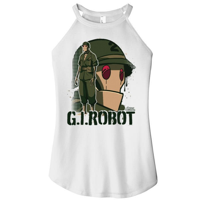 Creature Commandos G.I. Robot Showcase Women's Perfect Tri Rocker Tank