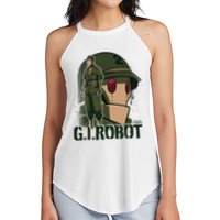 Creature Commandos G.I. Robot Showcase Women's Perfect Tri Rocker Tank