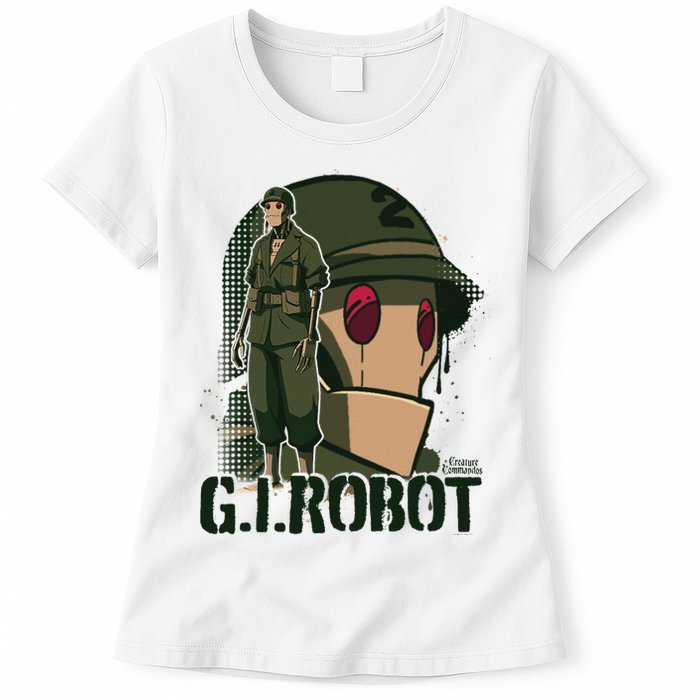 Creature Commandos G.I. Robot Showcase Womens T-Shirt