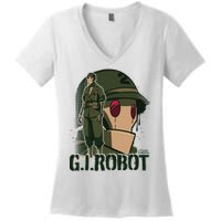 Creature Commandos G.I. Robot Showcase Women's V-Neck T-Shirt