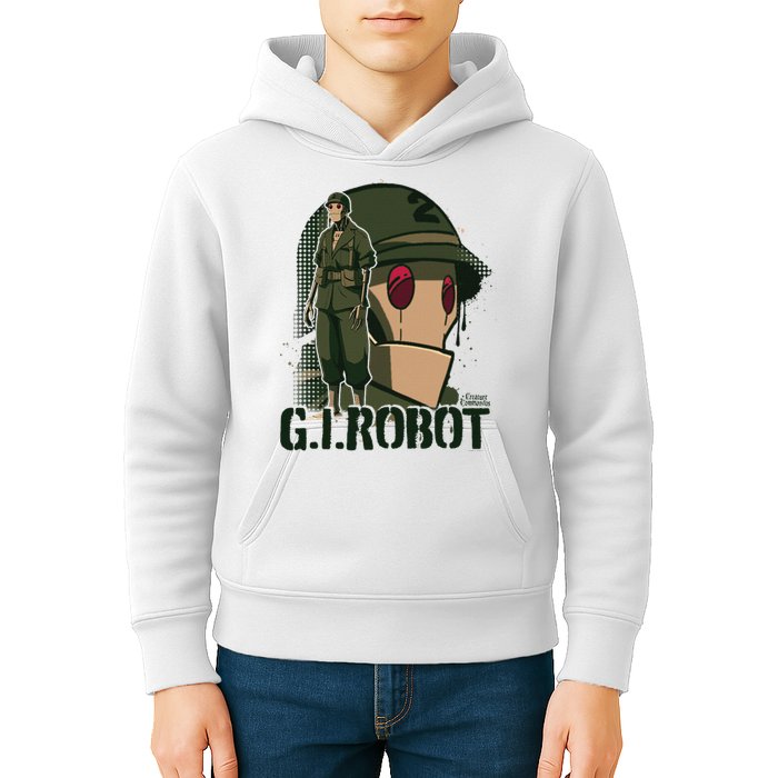 Creature Commandos G.I. Robot Showcase Kids Hoodie