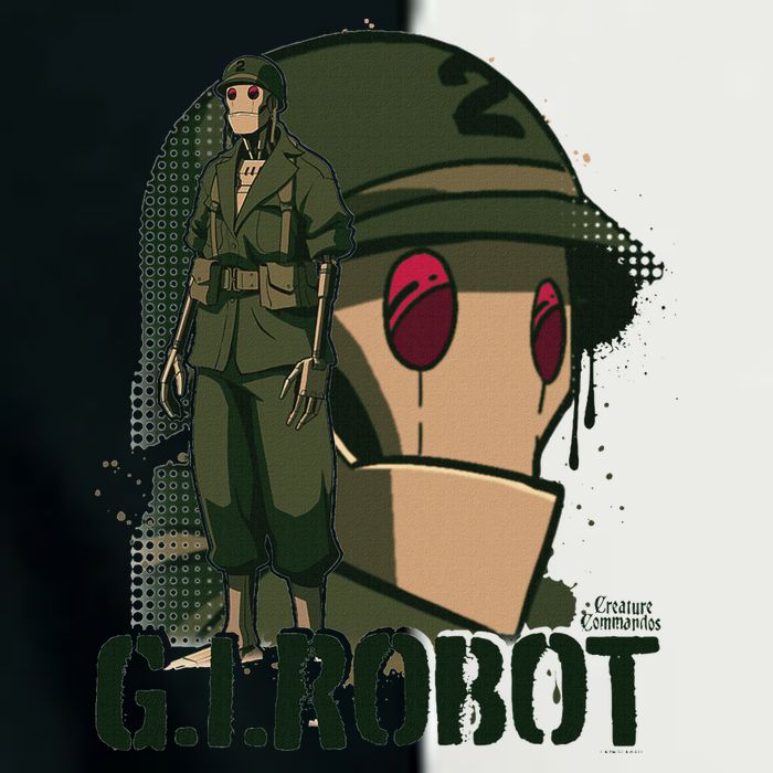 Creature Commandos G.I. Robot Showcase Infant Baby Jersey Bodysuit