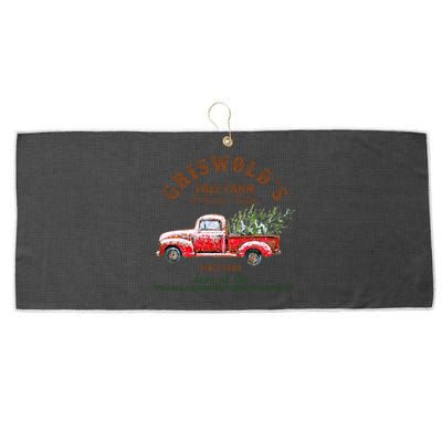 Cool Funny Griswold Christmas Tree Farm Large Microfiber Waffle Golf Towel