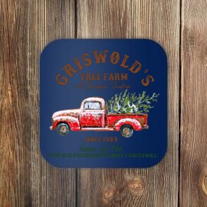 Cool Funny Griswold Christmas Tree Farm Coaster