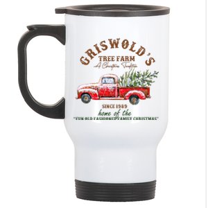 Cool Funny Griswold Christmas Tree Farm Stainless Steel Travel Mug