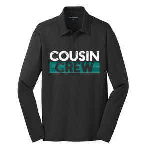 Cousin Crew Gift Silk Touch Performance Long Sleeve Polo