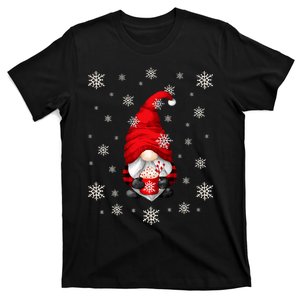 Cute Christmas Gnome For Women With Hot Cocoa Mug For Xmas T-Shirt