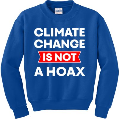 Climate Change Gift Kids Sweatshirt