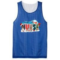 Cute Christmas Gnome Nursing Pajama Christmas Nurse Gift Mesh Reversible Basketball Jersey Tank