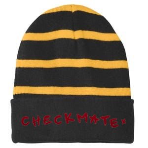 Checkmate Conan Gray Striped Beanie with Solid Band