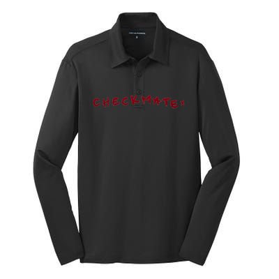 Checkmate Conan Gray Silk Touch Performance Long Sleeve Polo